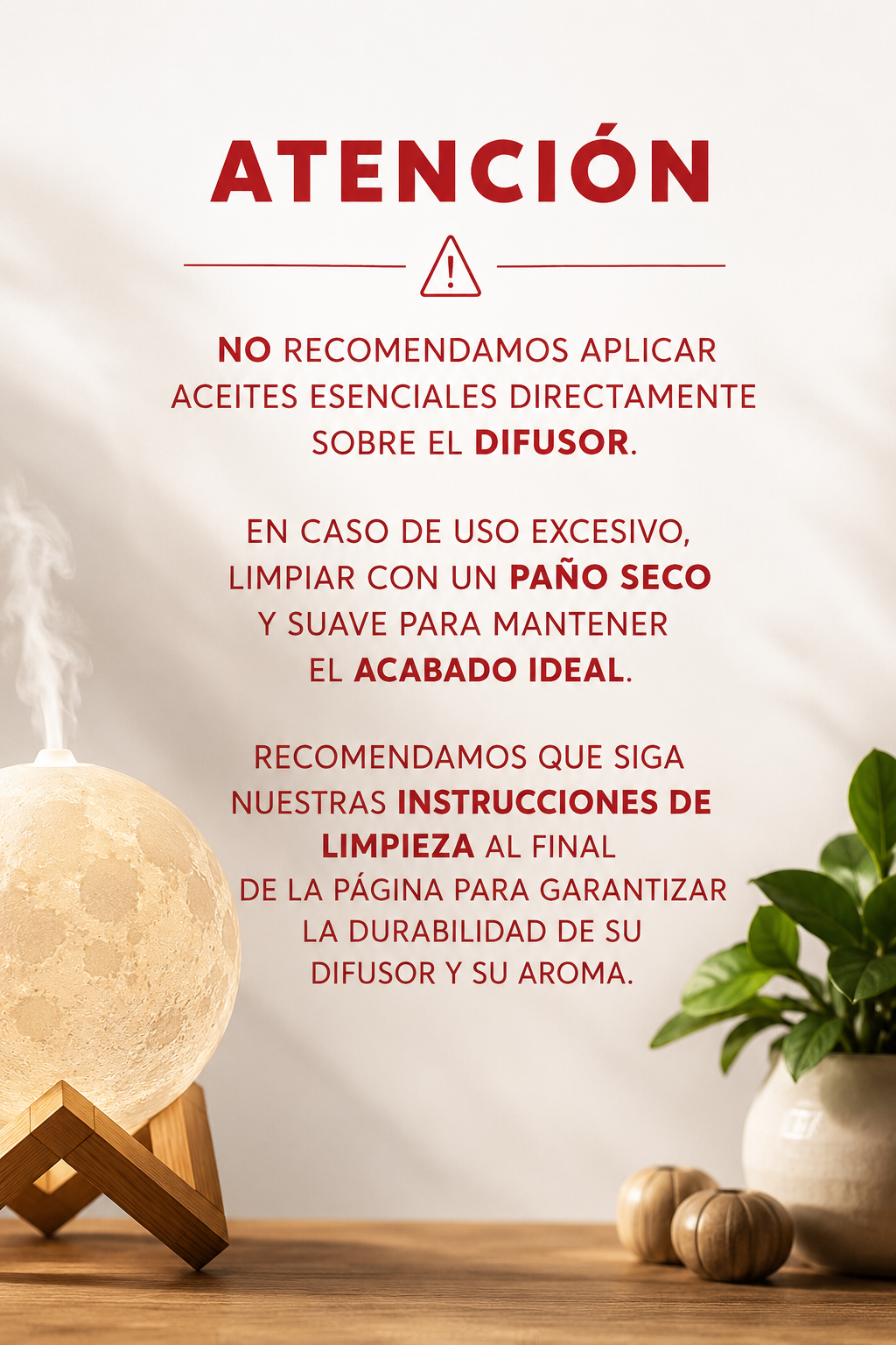 Lámpara Luna Difusora