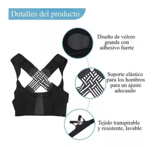 🔥 Corrector de Postura con Soporte Lumbar