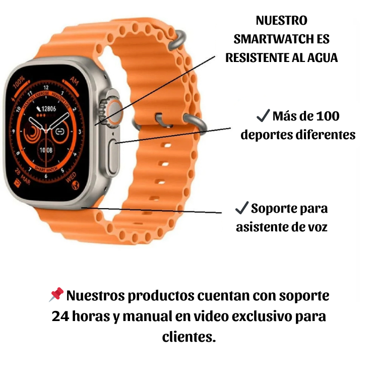 ⌚ Smartwatch Multifuncional – Tecnología que se adapta a tu ritmo 🚀
