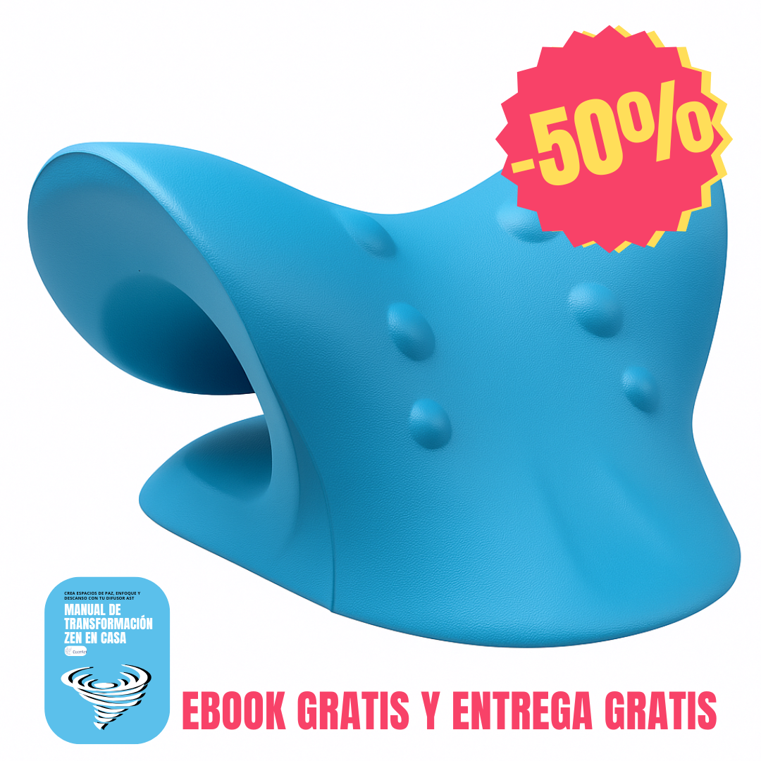 NeckEase™ – Almohada Ortopédica de Cuello