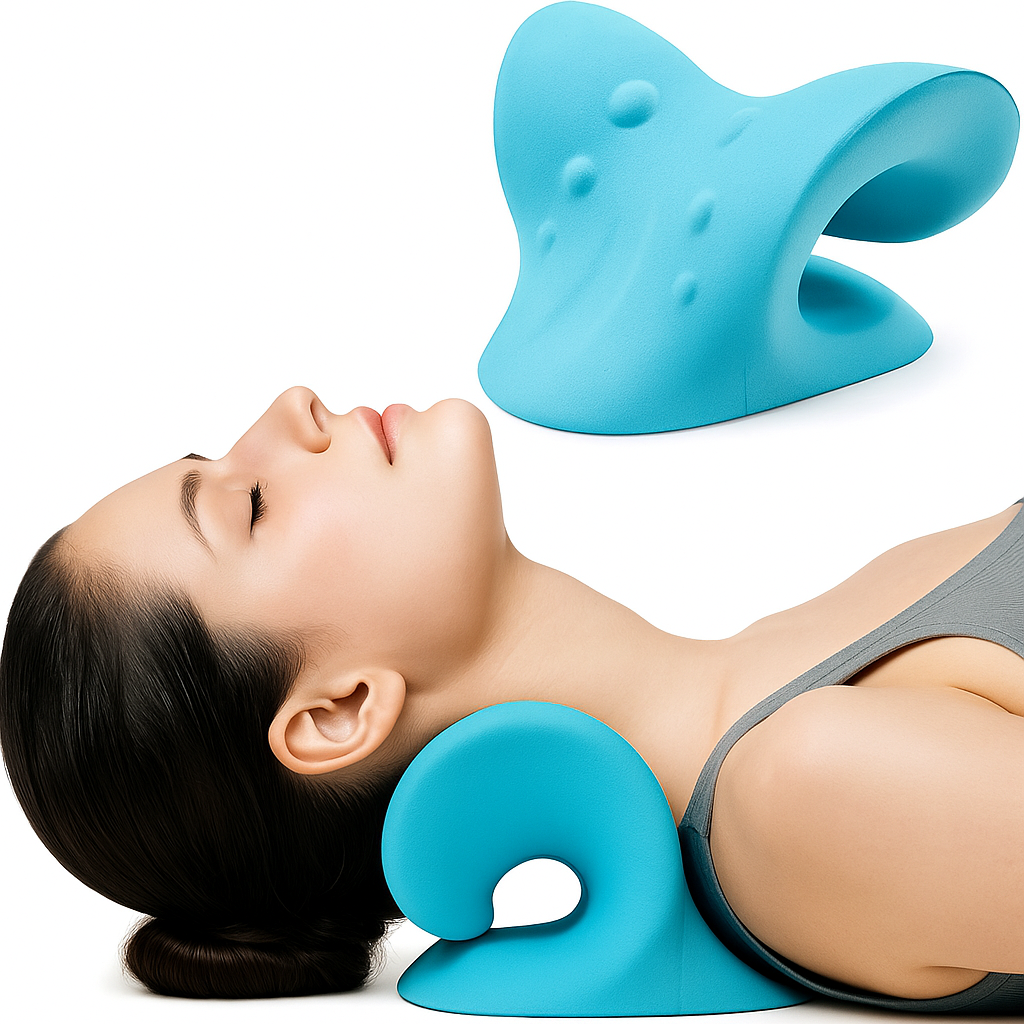 NeckEase™ – Almohada Ortopédica de Cuello