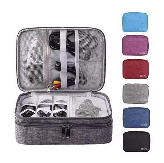 🛍️ Bolsa de Almacenamiento para Dispositivos Electrónicos – Organizador de Cables y Accesorios 📱💻 - CuerAct