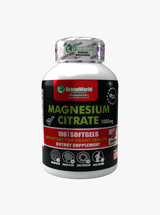 ✨ Citrato de Magnesio Greenworld – Apoyo Muscular, Óseo y Nervioso ✨ - CuerAct
