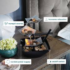 🌊 Fuente de Mesa Decorativa EnviraScape Silver Springs – Zen y Relajación para tu Espacio