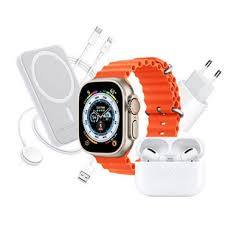 🔥 Combo Smartwatch X8 Ultra + Audífonos Pro + Power Bank + Cargador Inalámbrico