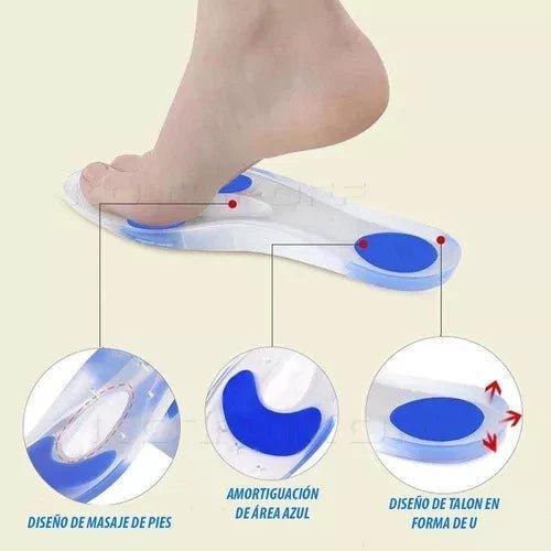 👣 Plantillas Ortopédicas de Silicona Ultra – Confort y Soporte para tus Pies - CuerAct