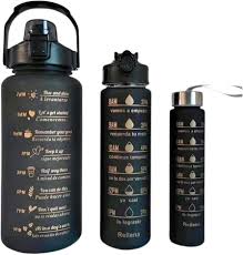 Trío de Termos Motivacionales - Botellas Deportivas 💧🏅 - CuerAct